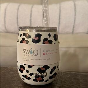Swig Life Leopard Print Stainless Steel Tumbler